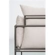 Seasonal Living Archipelago Hebrides Aluminum Lounge Chair in Nut Brown