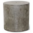Seasonal Living Perpetual Bill Concrete Accent Table in Slate Gray