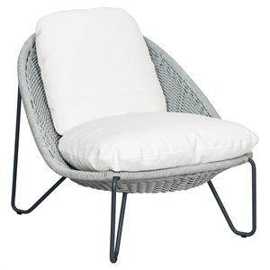 seasonal living archipelago azores metal lounge chair in cardamom taupe gray