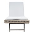 Seasonal Living Archipelago Keys Pool Aluminum Chaises in Light Gray (Set of 2)