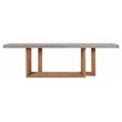 Seasonal Living Perpetual Lucca Teak Wood/Concrete Dining Table in Slate Gray