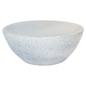 Seasonal Living Ceramic Bowness Modern Coffee Table in Charcoal Gray
