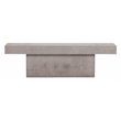 Seasonal Living Perpetual T-Bench Concrete Dining Bench in Slate Gray