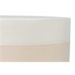 Seasonal Living Provenance Signature Ceramic Grazed End Table in Cream/White