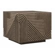 Seasonal Living Provenance Signature FRP Wood Square Table in Energy Brown