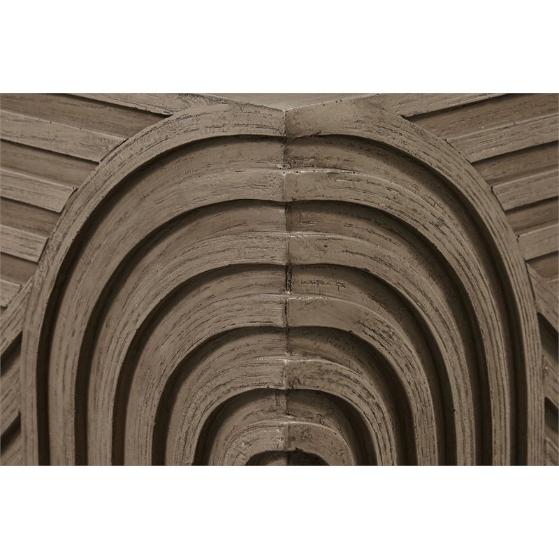 Seasonal Living Provenance Signature FRP Wood Square Table in Energy Brown