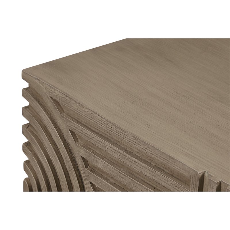 Seasonal Living Provenance Signature FRP Wood Square Table in Energy Brown