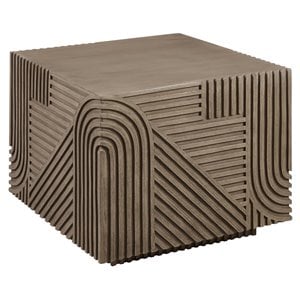 Seasonal Living Provenance Signature FRP Wood Square Table in Energy Brown