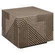 Seasonal Living Provenance Signature FRP Wood Square Table in Energy Brown