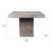 Seasonal Living Perpetual Phil Concrete Counter Table in Slate Gray
