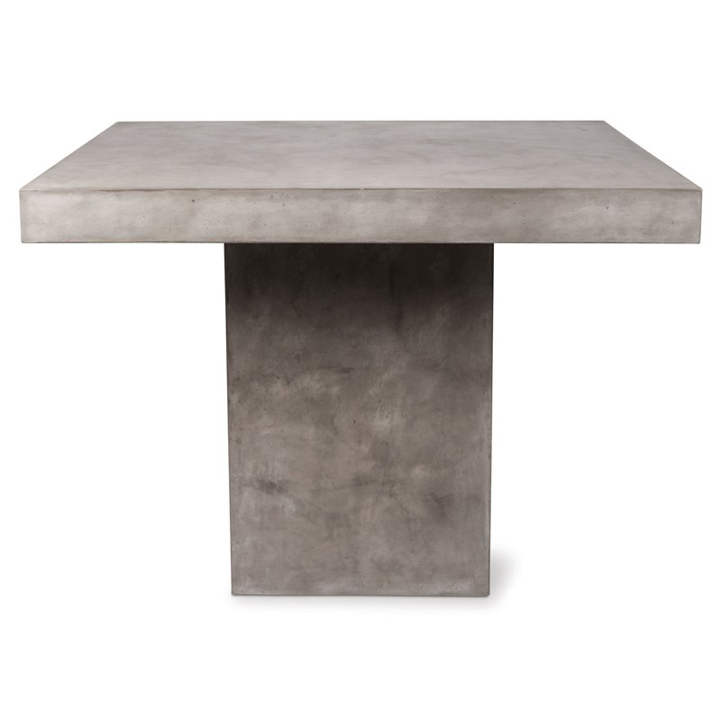 Seasonal Living Perpetual Phil Concrete Counter Table in Slate Gray