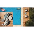 Seasonal Living Perpetual Ben Concrete Accent Table in Ebony White