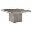Seasonal Living Perpetual Delapan Concrete Dining Table in Slate Gray