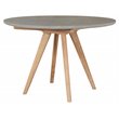 Seasonal Living Perpetual Viola Wood and Concrete Dining Table in Slate Gray