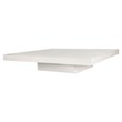 Seasonal Living Perpetual Lima Concrete Coffee Table in Ebony White