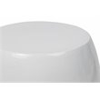 Seasonal Living Provenance Signature Ceramic Bud Stool/Accent Table in White