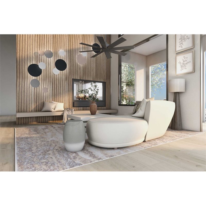 Seasonal Living Provenance Signature Ceramic Bud Stool/Accent Table in Gray