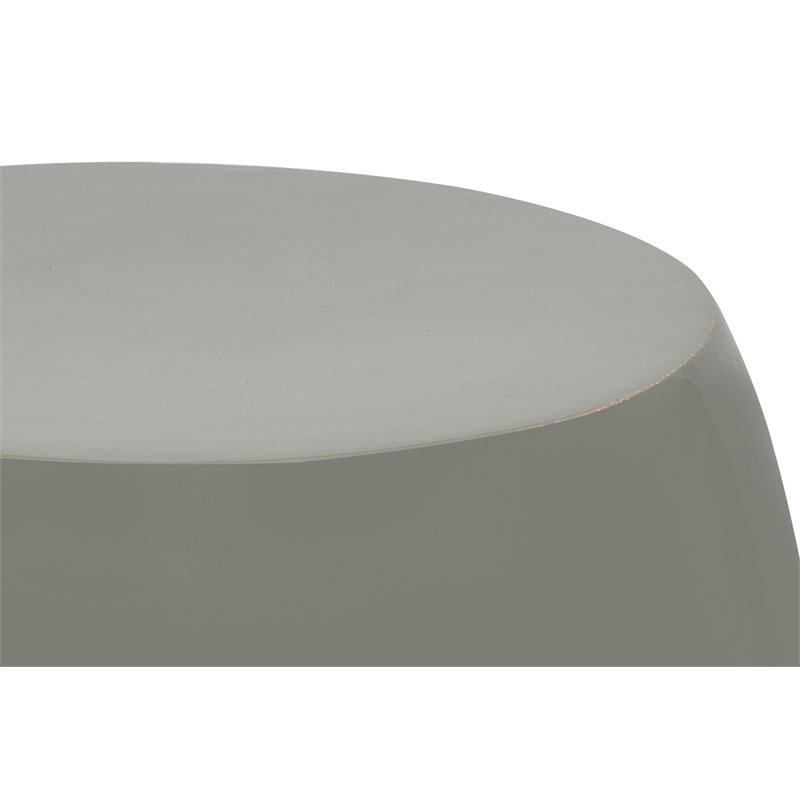 Seasonal Living Provenance Signature Ceramic Bud Stool/Accent Table in Gray