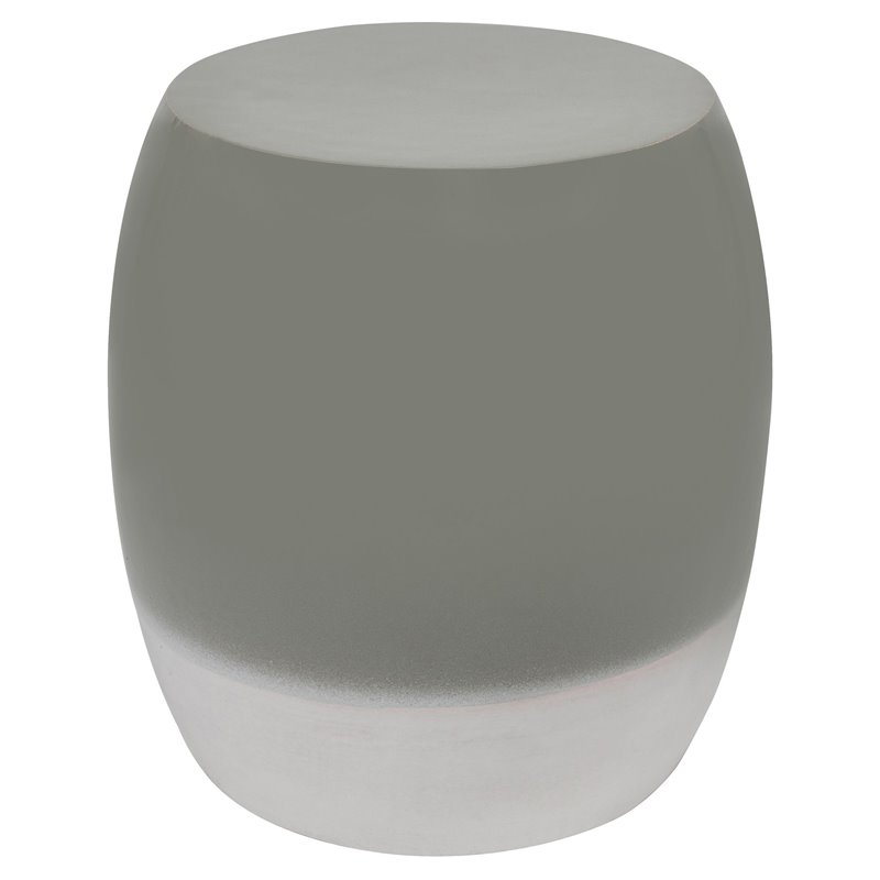 Seasonal Living Provenance Signature Ceramic Bud Stool/Accent Table in Gray