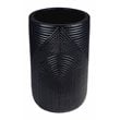 Seasonal Living Provenance Signature Ceramic 2-piece Textured Planters in Black