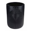 Seasonal Living Provenance Signature Ceramic 2-piece Textured Planters in Black