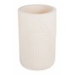 Seasonal Living Provenance Signature Ceramic 2-piece Textured Planters in Cream