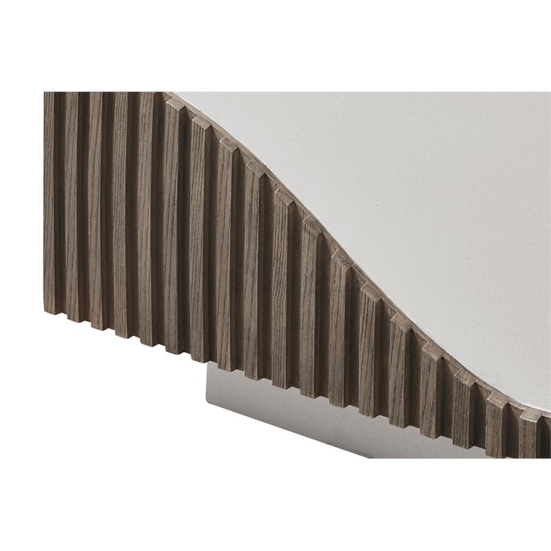 Seasonal Living Provenance Signature FRP Rectangle Coffee Table in Limestone