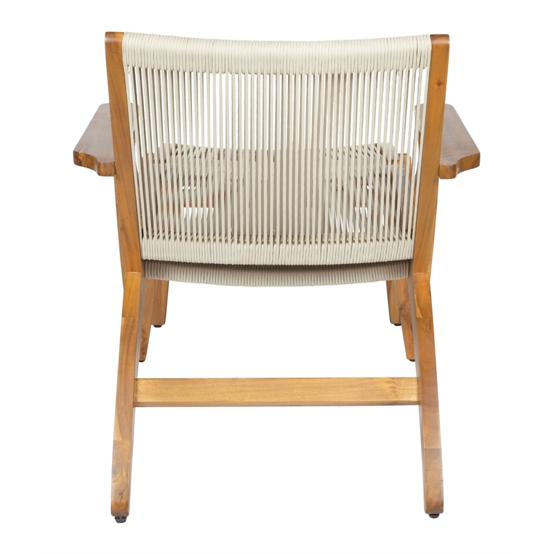 Seasonal Living Norway Lounge Chair and Foot Stool Set of Two