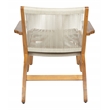 Seasonal Living Norway Lounge Chair and Foot Stool Set of Two