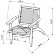 Seasonal Living Norway Lounge Chair and Foot Stool Set of Two