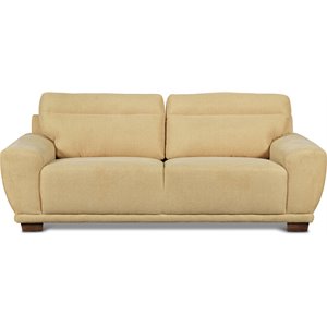 new classic furniture bolero polyester fabric upholstered sofa in yellow sun