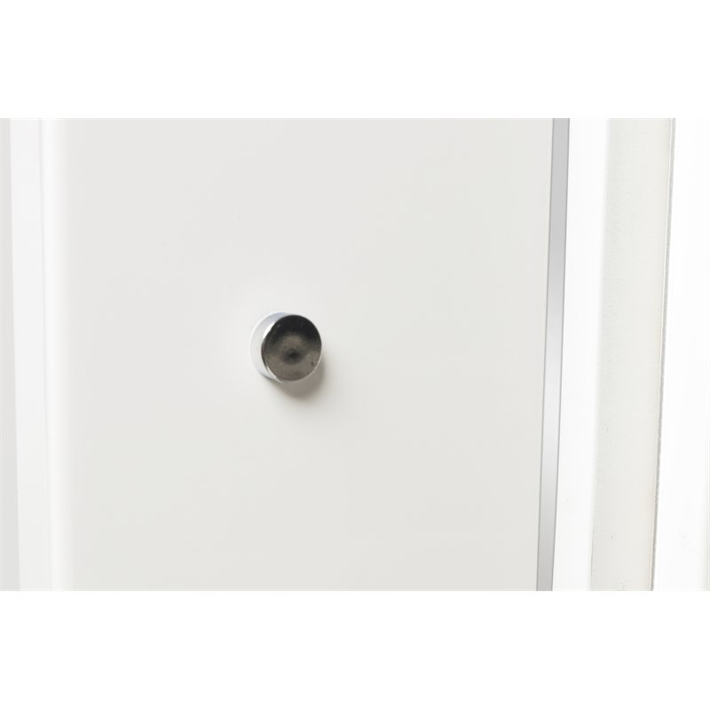 New Classic Furniture Sapphire 5/0 Solid Wood Queen Bed in White