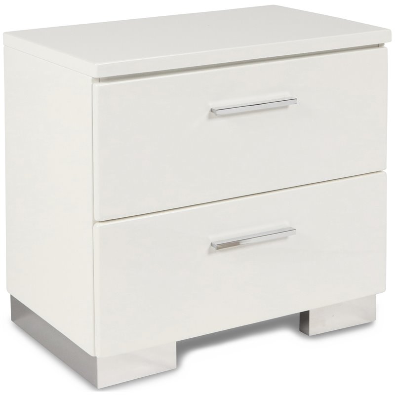 New Classic Furniture Sapphire Solid Wood 5Pc Bedroom Set in White