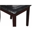 New Classic Furniture Gia 5-Piece Round Solid Wood Dining Set in Ebony