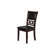New Classic Furniture Gia 5-Piece Round Solid Wood Dining Set in Ebony