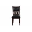 New Classic Furniture Gia 5-Piece Round Solid Wood Dining Set in Ebony