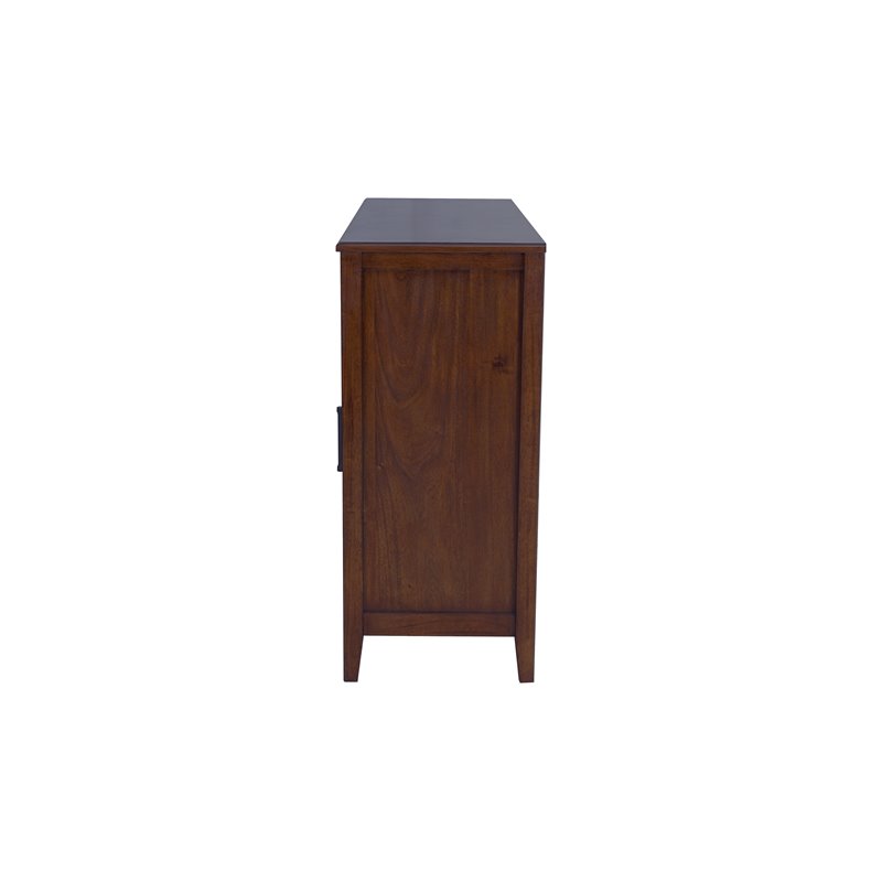 New Classic Furniture Bixby Traditional Solid Wood Server in Brown