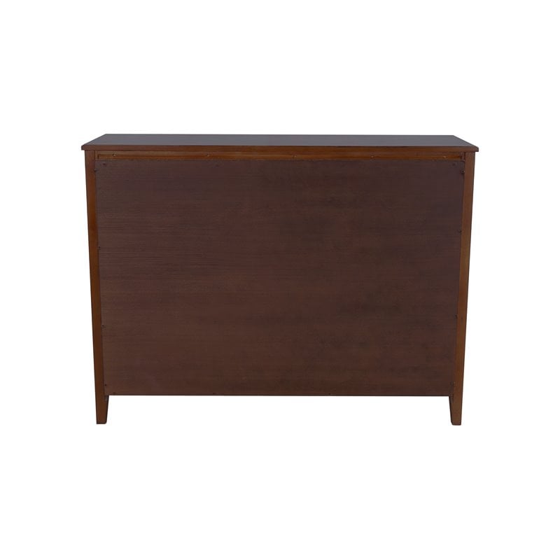 New Classic Furniture Bixby Traditional Solid Wood Server in Brown