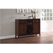 New Classic Furniture Bixby Traditional Solid Wood Server in Brown