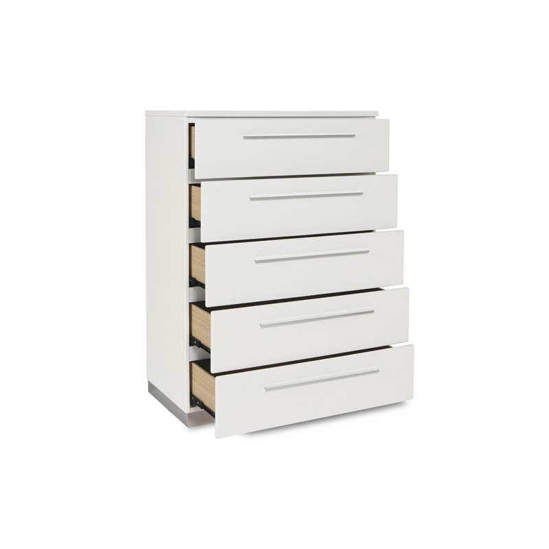 New Classic Furniture Sapphire Modern Solid Wood Chest in White
