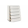 New Classic Furniture Sapphire Modern Solid Wood Chest in White