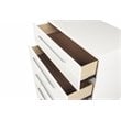 New Classic Furniture Sapphire Modern Solid Wood Chest in White