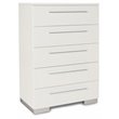 New Classic Furniture Sapphire Modern Solid Wood Chest in White