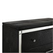 New Classic Furniture Modern Solid Wood Chest with Drawers in Black