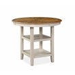 New Classic Furniture Mitchell 5-Piece Solid Wood Counter Set in Brown