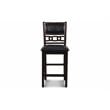 New Classic Furniture Gia Solid Wood Counter Drop Leaf Table w/ Chairs in Ebony