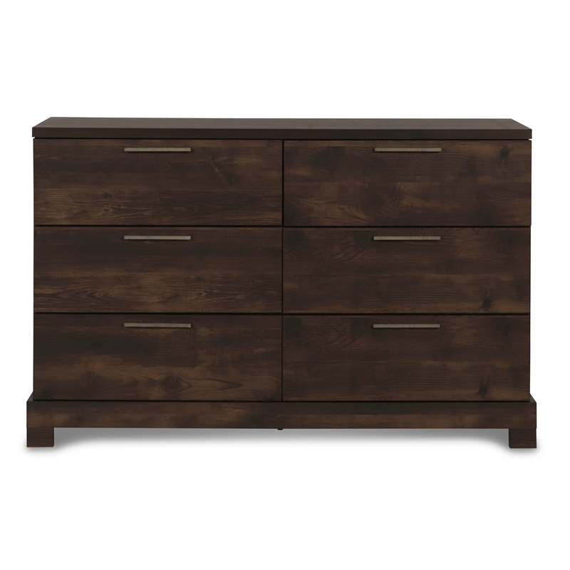 New Classic Furniture Campbell Solid Wood Engineered Wood Dresser in