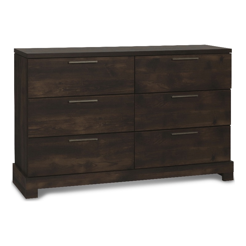 New Classic Furniture Campbell Solid Wood Engineered Wood Dresser in