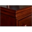 New Classic Furniture Versailles Solid Wood Engineered Wood Dresser in Cherry