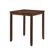 New Classic Furniture Gia Solid Wood Counter Table W/2 Chairs in Cherry Brown